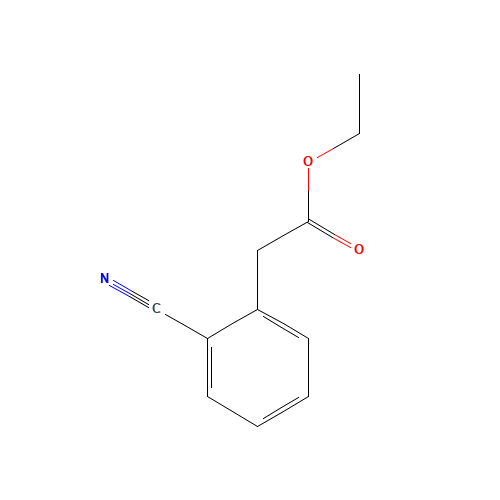 Ethyl (2-cyanophenyl)acetate (CAS: 67237-76-7) - Chemical Structure and Molecular Formula 