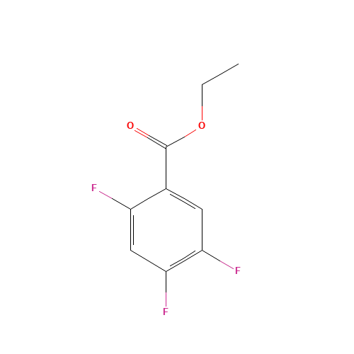 Ethyl 2,4,5-trifluorobenzoate (CAS: 351354-41-1) - Chemical Structure and Molecular Formula 