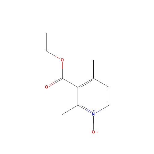 Ethyl 2,4-dimethylnicotinate 1-oxide (CAS: 405058-67-5) - Chemical Structure and Molecular Formula 