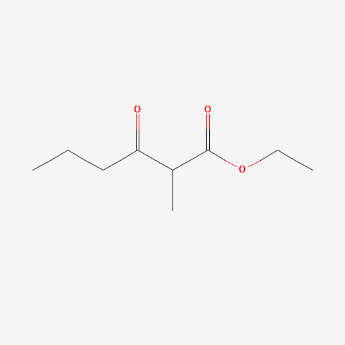 Ethyl 2-methyl-3-oxohexanoate (CAS: 29304-40-3) - Chemical Structure and Molecular Formula 