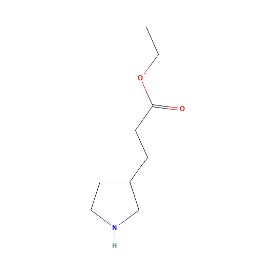 Ethyl 3-(3-pyrrolidinyl)propanoate (CAS: 748797-09-3) - Related Chemical Product