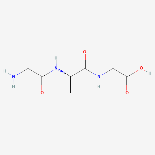 Glycyl-L-alanylglycine (CAS: 16422-05-2) - Chemical Structure and Molecular Formula 