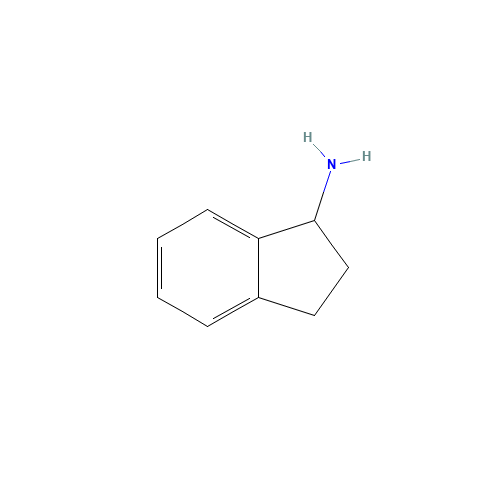 indane amine (CAS: 61949-83-5) - Chemical Structure and Molecular Formula 