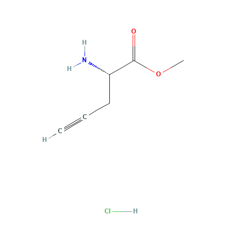 Methyl (2S)-2-amino-4-pentynoate hydrochloride (CAS: 166271-28-9) - Related Chemical Product