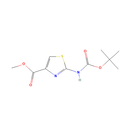 Methyl 2-[(tert-butoxycarbonyl)amino]-1,3-thiazole-4-carboxylate (CAS: 850429-62-8) - Related Chemical Product