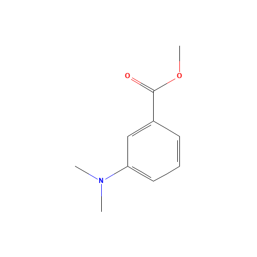 Methyl 3-(Dimethylamino)benzoate (CAS: 16518-64-2) - Chemical Structure and Molecular Formula 