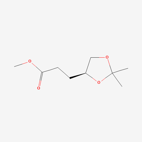 Methyl 3-[(4S)-2,2-dimethyl-1,3-dioxolan-4-yl]propanoate (CAS: 90472-93-8) - Related Chemical Product