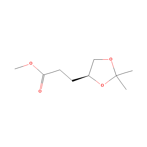 Methyl 3-[(4S)-2,2-dimethyl-1,3-dioxolan-4-yl]propanoate (CAS: 90472-93-8) - Related Chemical Product