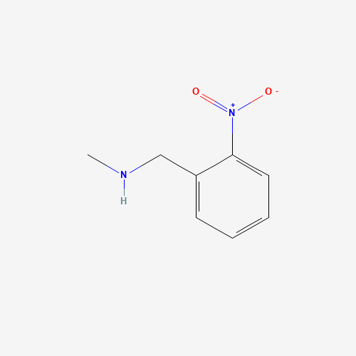 methyl[(2-nitrophenyl)methyl]amine (CAS: 56222-08-3) - Chemical Structure and Molecular Formula 