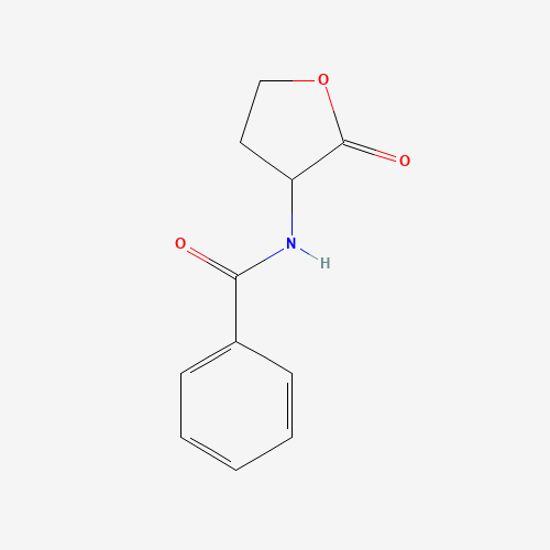 N-(2-Oxotetrahydrofuran-3-yl)benzamide (CAS: 51685-54-2) - Chemical Structure and Molecular Formula 