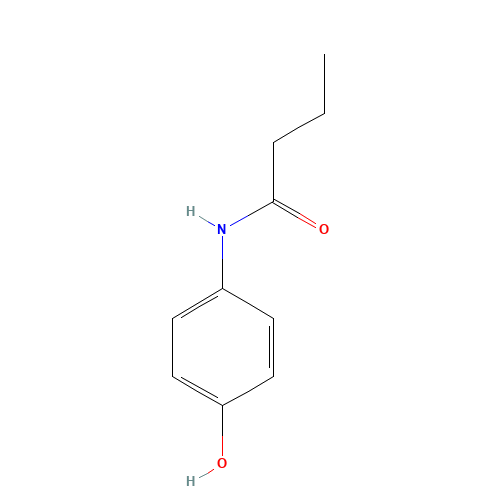N-(4-Hydroxyphenyl)butanamide (CAS: 101-91-7) - Related Chemical Product