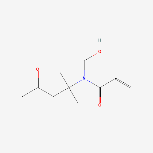 N-(Hydroxymethyl)-N-(2-methyl-4-oxopentan-2-yl)acrylamide (CAS: 42772-51-0) - Related Chemical Product