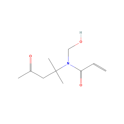 N-(Hydroxymethyl)-N-(2-methyl-4-oxopentan-2-yl)acrylamide (CAS: 42772-51-0) - Related Chemical Product
