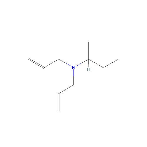 N,N-Diallylbutan-2-amine (CAS: 36398-57-9) - Chemical Structure and Molecular Formula 