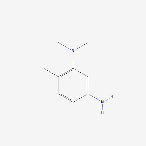 N3,N3,4-Trimethylbenzene-1,3-diamine (CAS: 6406-67-3) - Chemical Structure and Molecular Formula 