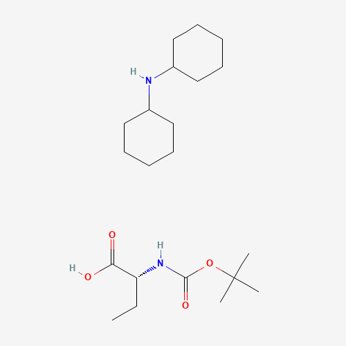 N-Cyclohexylcyclohexanaminium (2R)-2-[(tert-butoxycarbonyl)amino]butanoate (CAS: 27494-47-9) - Related Chemical Product