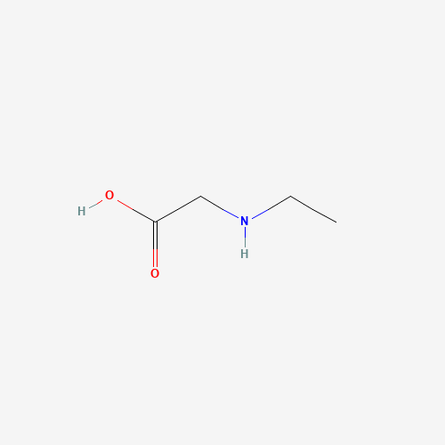 N-Ethylglycin (CAS: 627-01-0) - Chemical Structure and Molecular Formula 