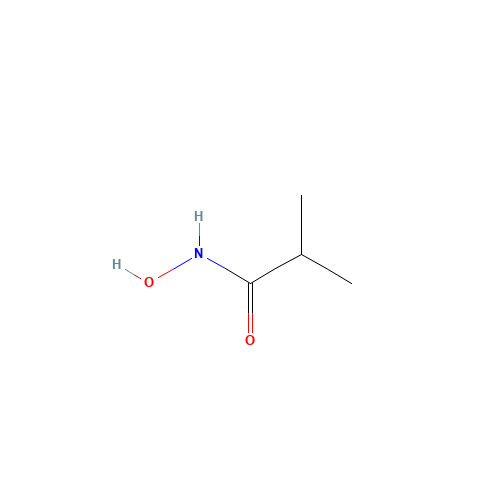 N-Hydroxy-2-methylpropanamide (CAS: 22779-89-1) - Chemical Structure and Molecular Formula 