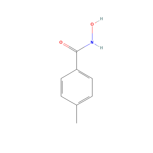 N-hydroxy-4-methylbenzamide (CAS: 2318-82-3) - Chemical Structure and Molecular Formula 