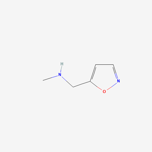 N-Methyl-1-(1,2-oxazol-5-yl)methanamine (CAS: 401647-20-9) - Chemical Structure and Molecular Formula 