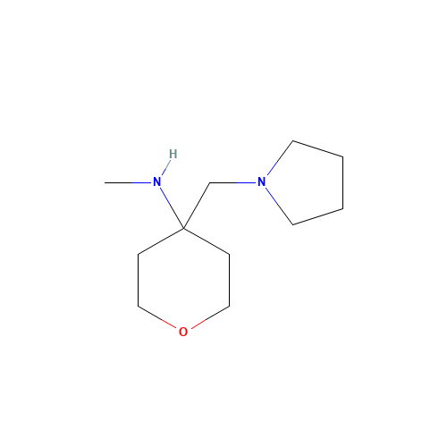 N-Methyl-4-(pyrrolidin-1-ylmethyl)tetrahydro-2H-pyran-4-amine (CAS: 885951-12-2) - Related Chemical Product