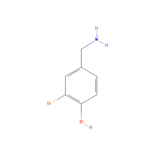 phenol, 4-(aminomethyl)-2-bromo- (CAS: 63491-88-3) - Related Chemical Product