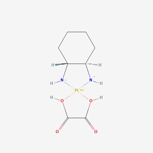 Platinum(2+) ethanedioate cyclohexane-1,2-diamine (1:1:1) (CAS: 63121-00-6) - Related Chemical Product