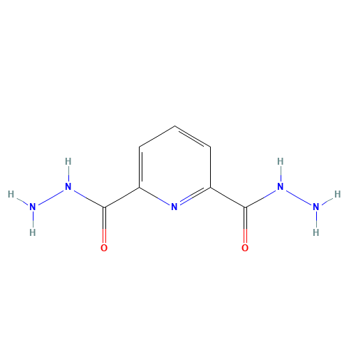pyridine-2,6-dicarbohydrazide (CAS: 5112-36-7) - Chemical Structure and Molecular Formula 