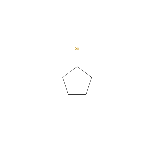 silylcyclopentane (CAS: 80249-74-7) - Chemical Structure and Molecular Formula 