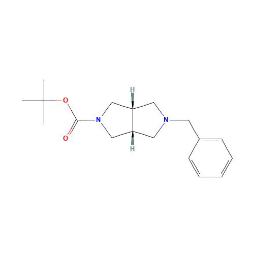 tert-Butyl (3aR,6aS)-5-benzylhexahydropyrrolo[3,4-c]pyrrole-2(1H)-carboxylate (CAS: 370879-56-4) - Related Chemical Product