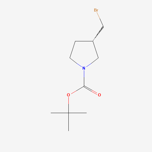 tert-Butyl (3S)-3-(bromomethyl)pyrrolidine-1-carboxylate (CAS: 1067230-64-1) - Related Chemical Product