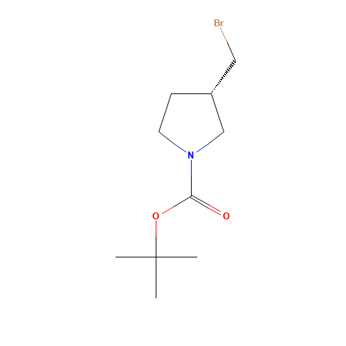 tert-Butyl (3S)-3-(bromomethyl)pyrrolidine-1-carboxylate (CAS: 1067230-64-1) - Related Chemical Product