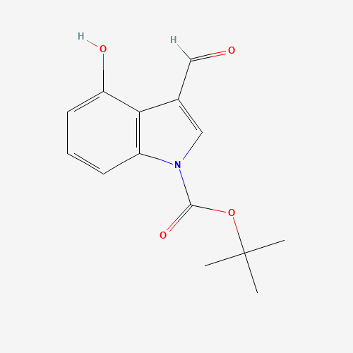 tert-Butyl 3-formyl-4-hydroxy-1H-indole-1-carboxylate (CAS: 404888-00-2) - Related Chemical Product