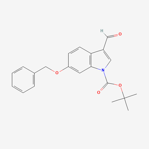 tert-Butyl 6-(benzyloxy)-3-formyl-1H-indole-1-carboxylate (CAS: 630110-71-3) - Related Chemical Product