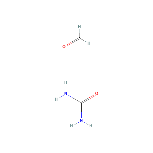 Urea - formaldehyde (CAS: 9011-05-6) - Chemical Structure and Molecular Formula 