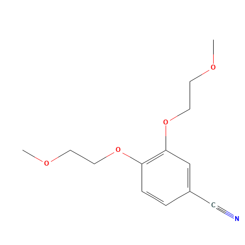 3,4-Bis(2-methoxyethoxy)benzonitrile (CAS: 80407-68-7) - Related Chemical Product
