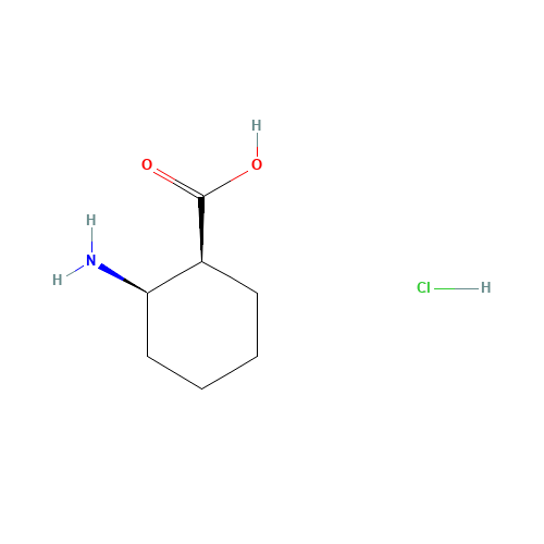 (1S,2R)-2-aminocyclohexanecarboxylic acid (CAS: 158414-45-0) - Chemical Structure and Molecular Formula 