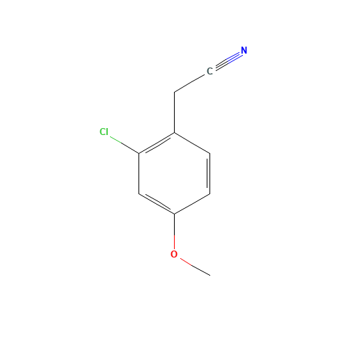 (2-Chloro-4-methoxyphenyl)acetonitrile (CAS: 170737-93-6) - Related Chemical Product