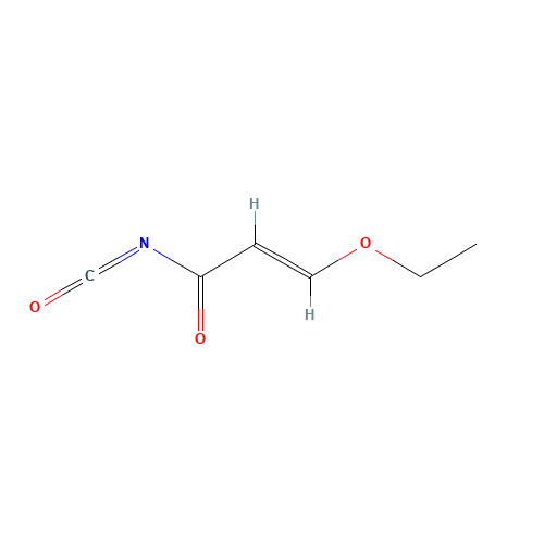 (2E)-3-Ethoxyacryloyl isocyanate (CAS: 928778-13-6) - Chemical Structure and Molecular Formula 