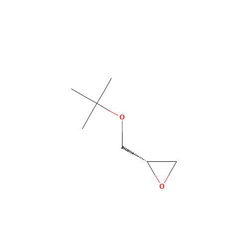 (2S)-2-(tert-Butoxymethyl)oxirane (CAS: 130232-97-2) - Chemical Structure and Molecular Formula 