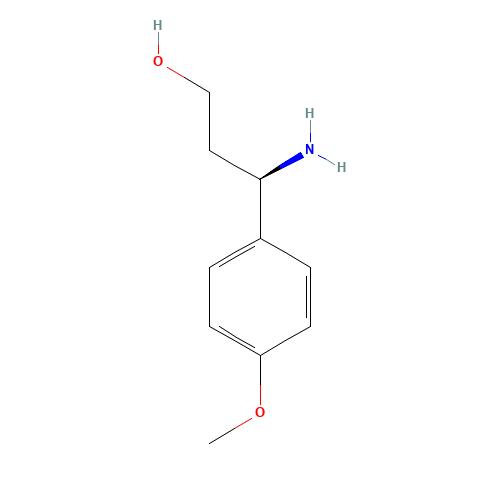 (3R)-3-Amino-3-(4-methoxyphenyl)propan-1-ol (CAS: 1071436-31-1) - Related Chemical Product