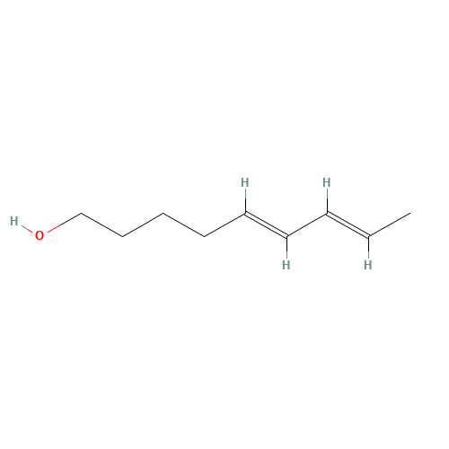 (6E)-6,8-Nonadien-1-ol (CAS: 112123-28-1) - Chemical Structure and Molecular Formula 