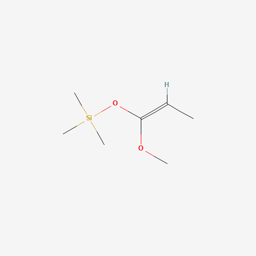 {[(1E)-1-Methoxyprop-1-en-1-yl]oxy}(trimethyl)silane (CAS: 34880-70-1) - Related Chemical Product