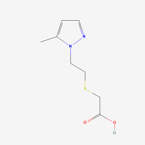 {[2-(5-Methyl-1H-pyrazol-1-yl)ethyl]sulfanyl}acetic acid (CAS: 436088-32-3) - Related Chemical Product