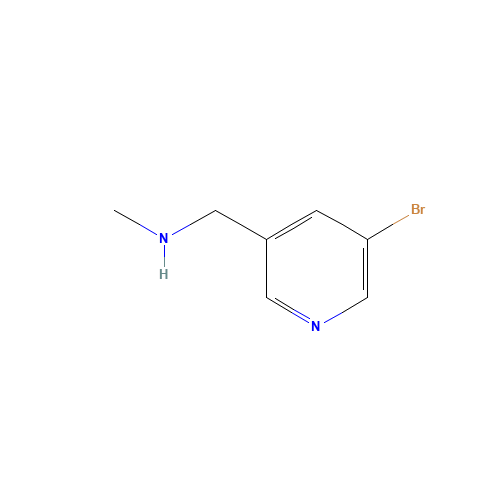 1-(5-Bromo-3-pyridinyl)-N-methylmethanamine (CAS: 73335-64-5) - Related Chemical Product