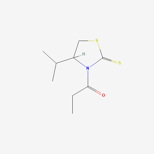 1-[(4S)-4-Isopropyl-2-thioxo-1,3-oxazolidin-3-yl]propan-1-one (CAS: 102831-92-5) - Related Chemical Product
