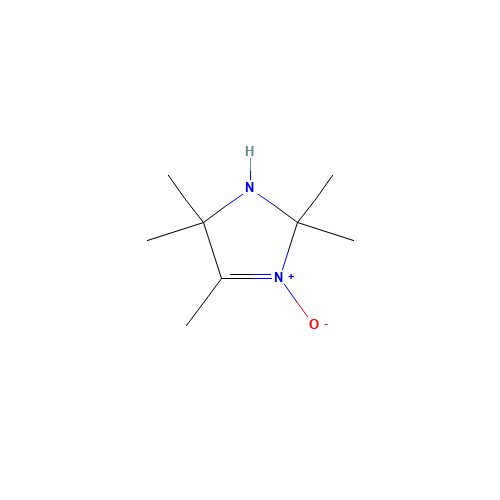 2,2,4,5,5-Pentamethyl-2,5-dihydro-1H-imidazole 3-oxide (CAS: 64934-83-4) - Chemical Structure and Molecular Formula 