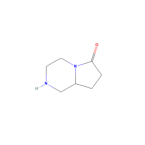 2,3,4,7,8,8a-hexahydro-1H-pyrrolo[1,5-a]pyrazin-6-one (CAS: 117810-52-3) - Related Chemical Product