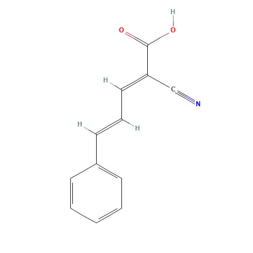 2-Cyano-5-phenyl-2,4-pentadienoic acid (CAS: 24139-57-9) - Related Chemical Product