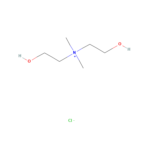 2-hydroxy-n-(2-hydroxyethyl)-n,n-dimethylethanaminium chloride (CAS: 38402-02-7) - Related Chemical Product